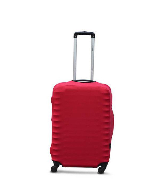 Чехол для чемодана яркий красный